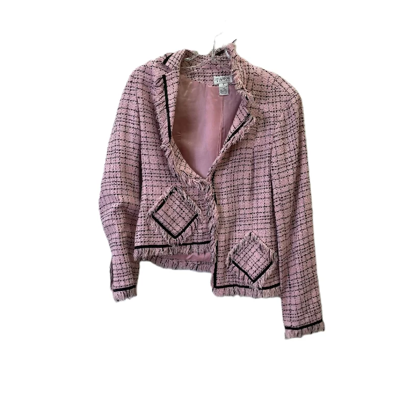 Pink Blazer By Allison Taylor, Size: M